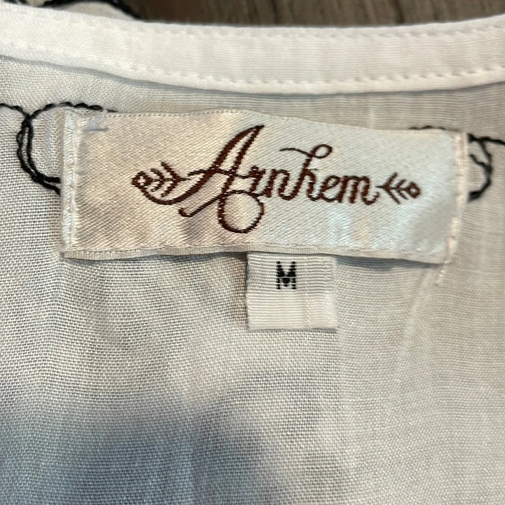 BOHO Arnhem (Australia) Boho Embroidered Rayon Maxi Wrap Dress Sz /XS/S - Picture 4 of 8